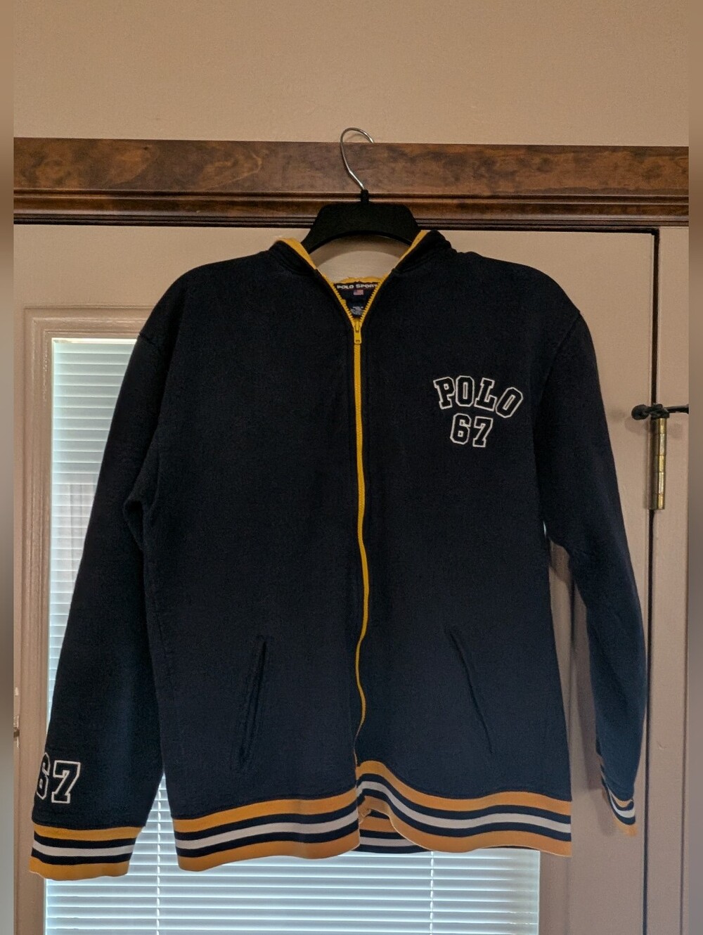 Vintage Polo Sport Ralph Lauren Vintage Zip Up Hoodie Size XL